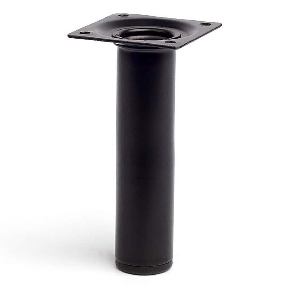 MØBELBEN REI STÅL Ø30X150MM SVART