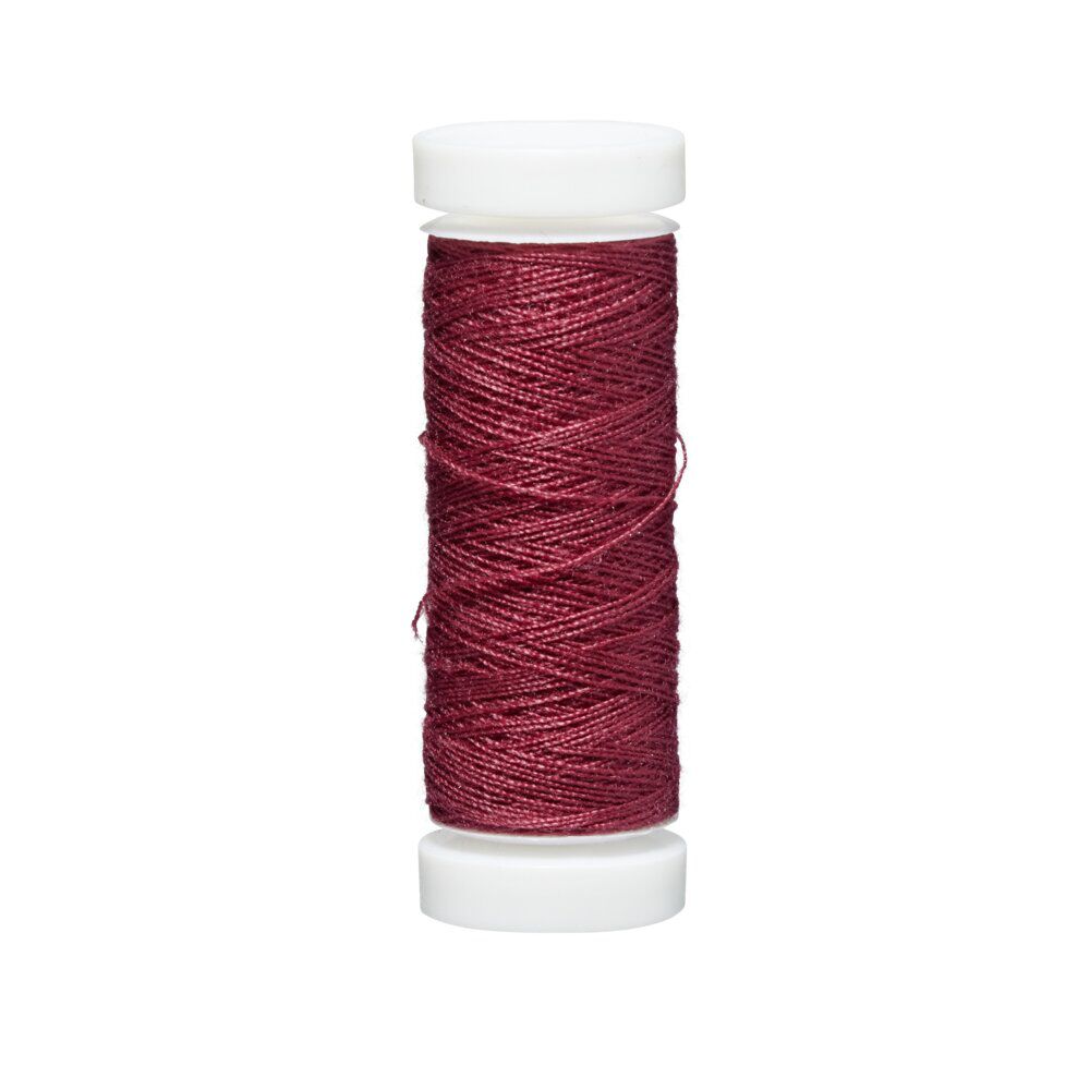 Bobine de fil à coudre rouge bordeaux 100m