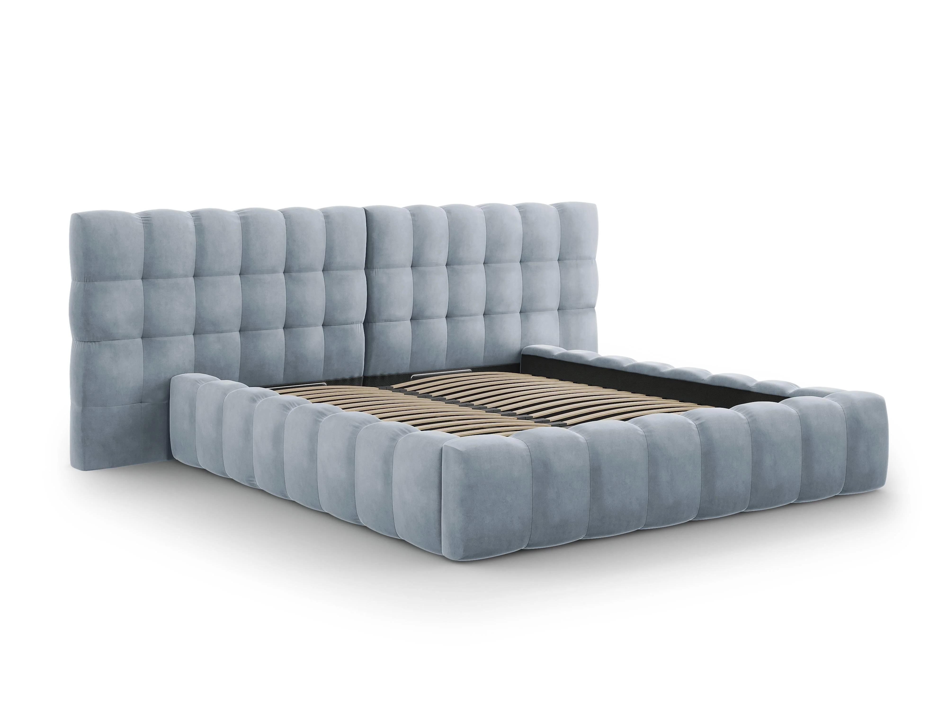 Bed frame Bali velvet met opbergruimte 140 x 200 cm