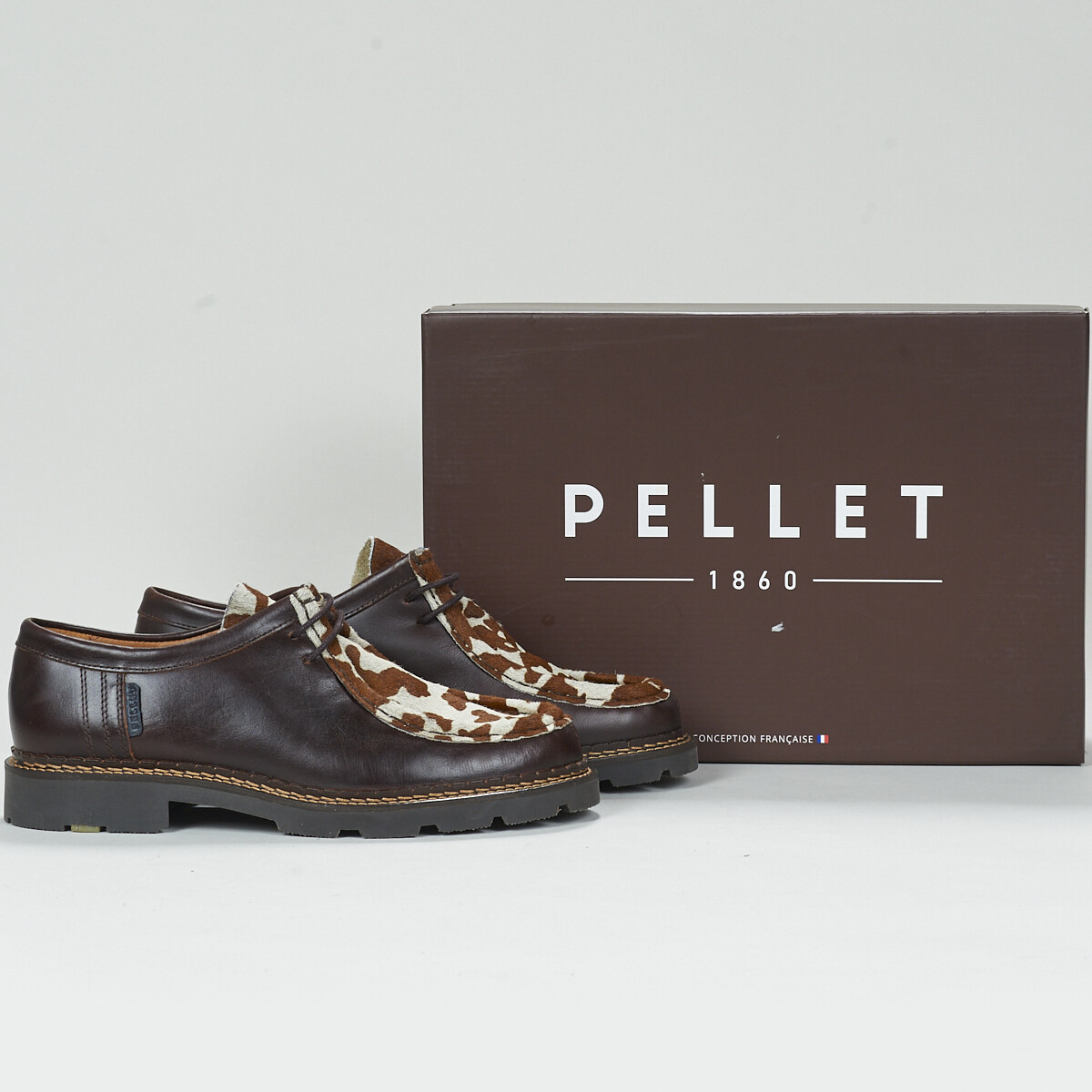 Pellet - MACHO - Pull / Cup / Pecan / Pony / Hair / Brown-white