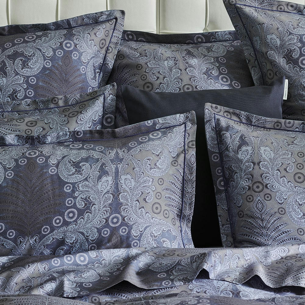 SUZIE NOCTURNE - Housse de couette  satin de coton 120 fils/cm² noir 240x220