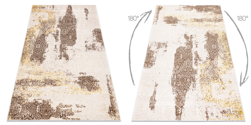 Dywan MEFE nowoczesny 8731 Rozeta vintage przecierany - 120x170 cm