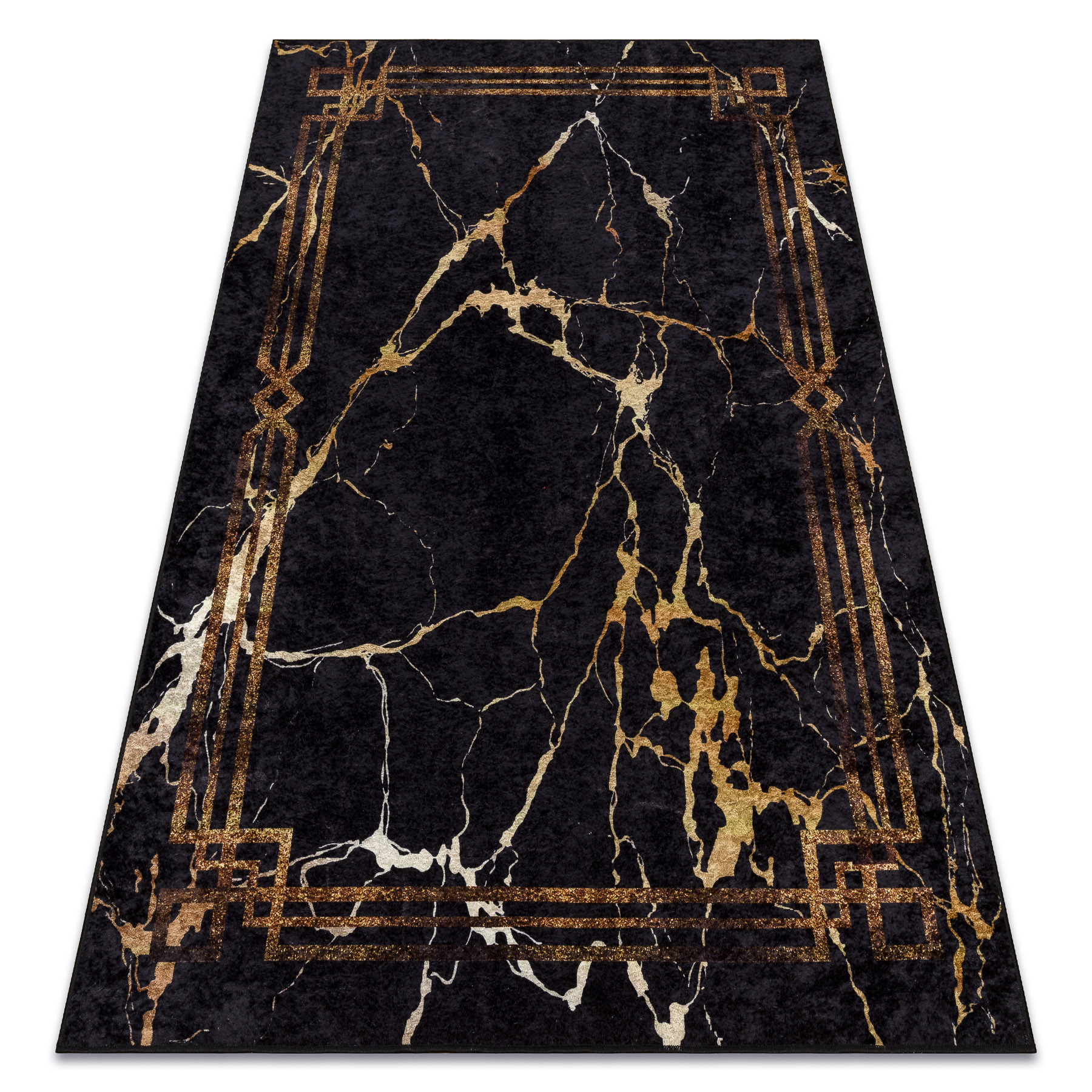 Dywan do prania MIRO 51333.801 Marmur, ramka antypoślizgowy - 80x150 cm