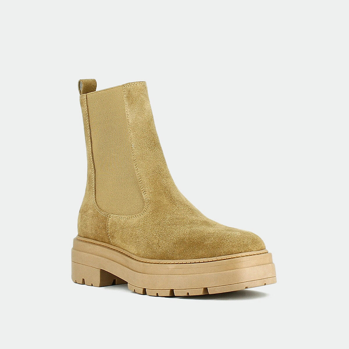 Boots chelsea cuir velours Picus