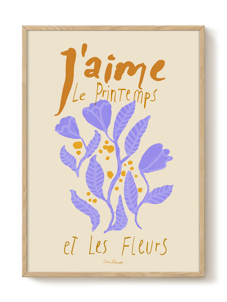 Sissan - J'aime - PSTR studio Kunst Poster