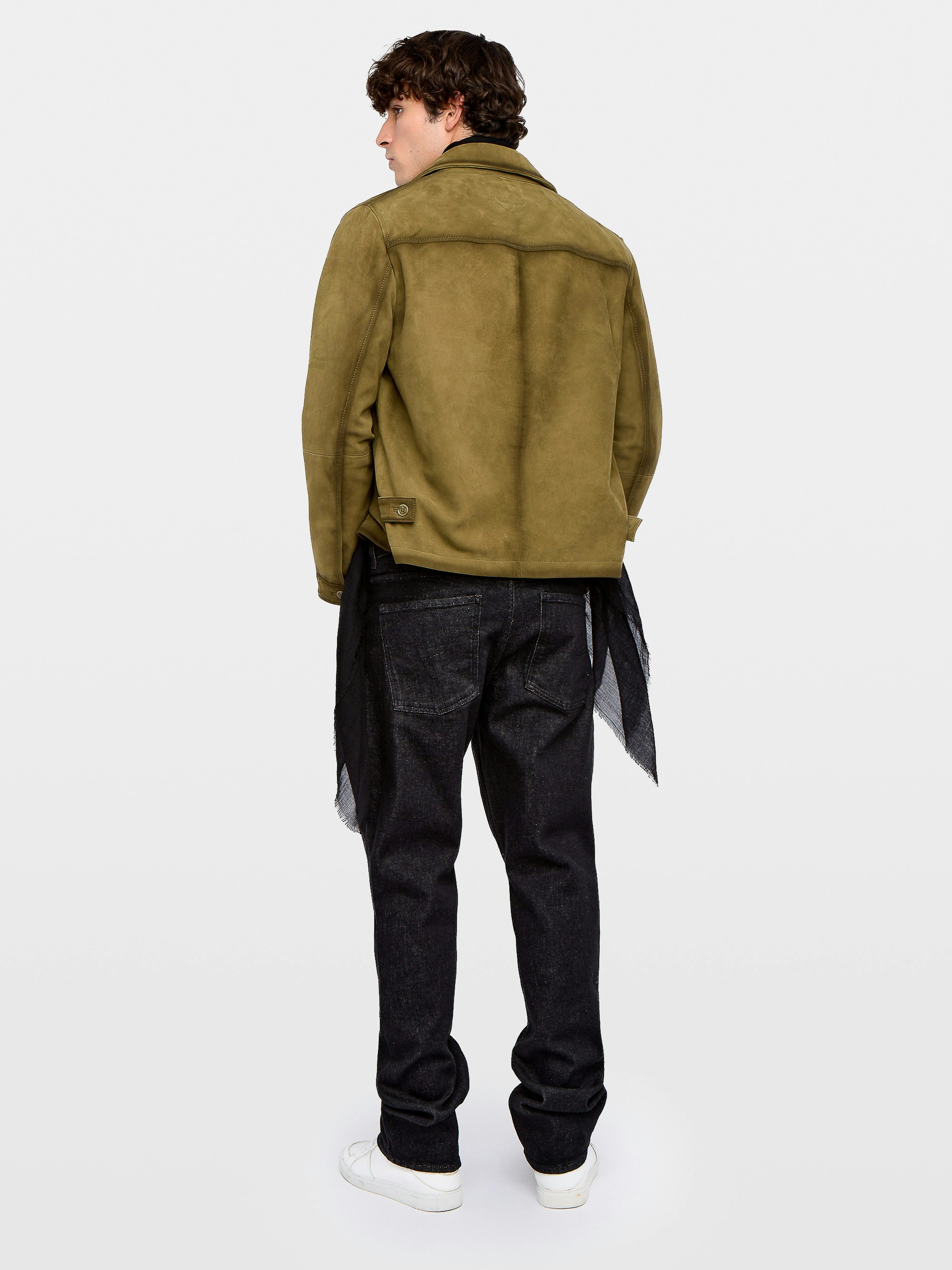 Blouson Loumy Cuir Suede