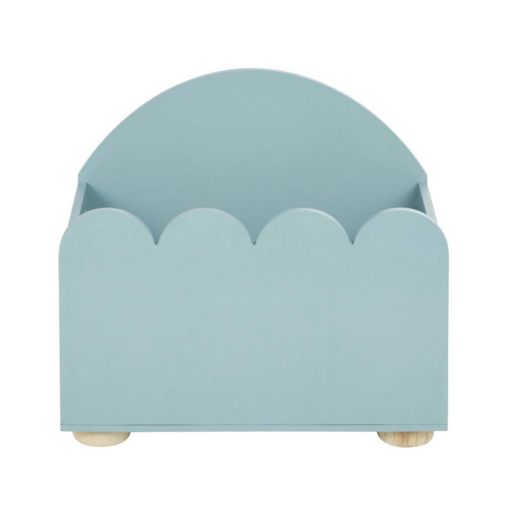 OULANKA - Caisse à jouets à pieds vert d