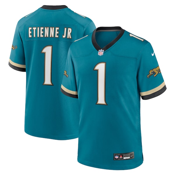 Travis Etienne Jr Jacksonville Jaguars Nike Prowler Throwback Player Game Jersey - Teal