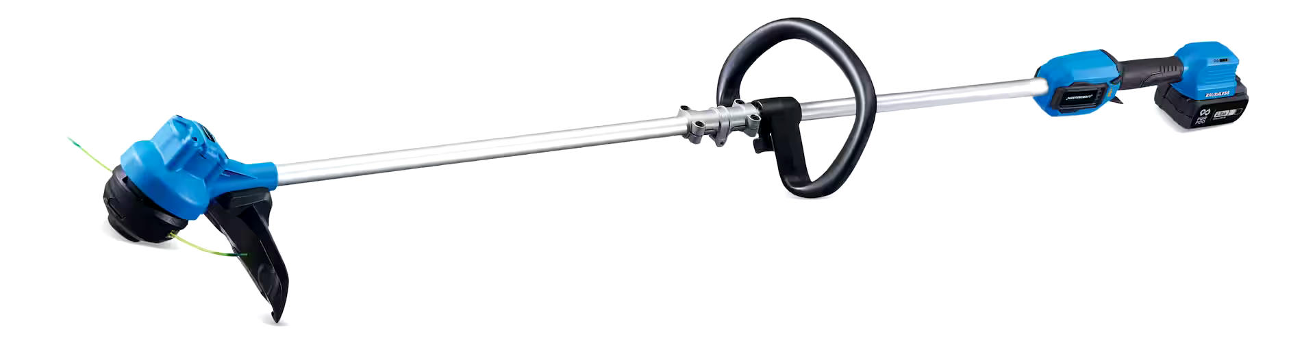 Mastercraft 20V Brushless String Trimmer Kit with PWR POD 4.0Ah Battery, 12-in