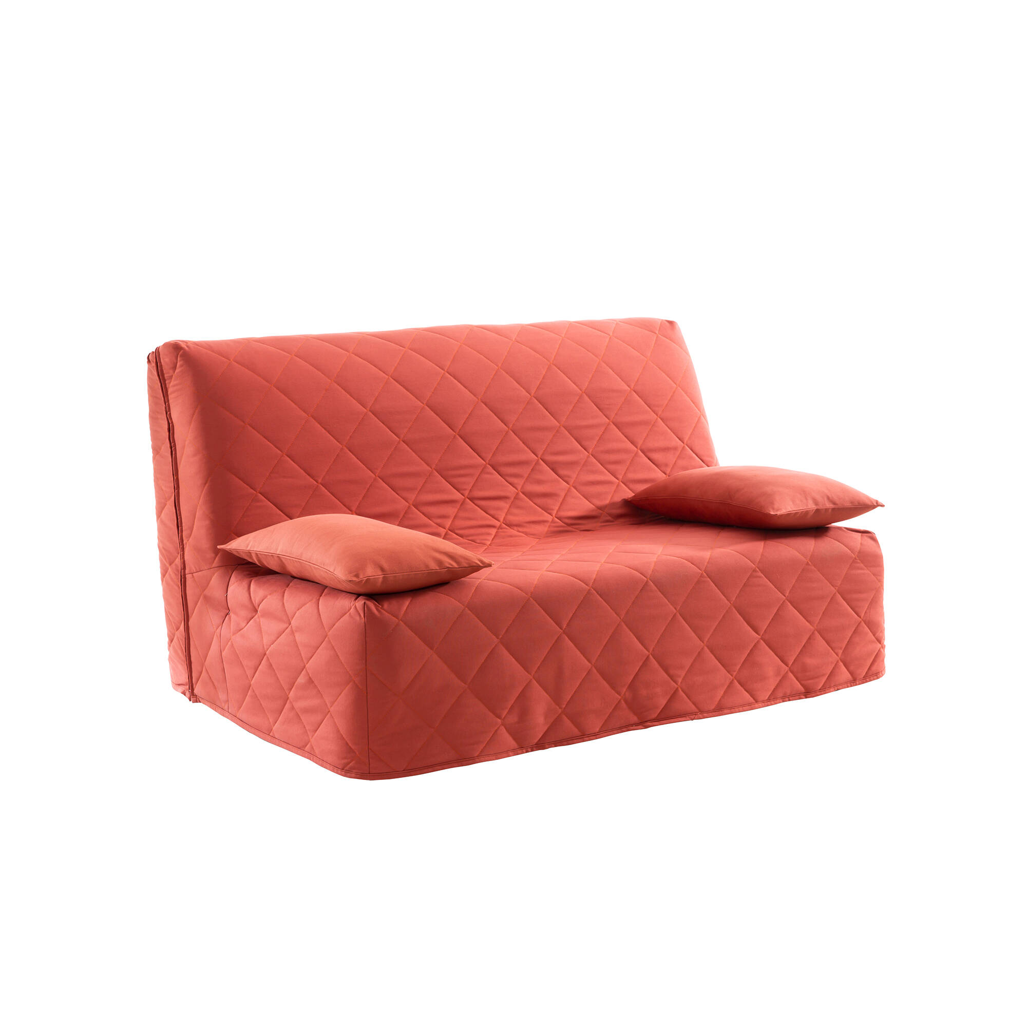 Housse canapé BZ coton bachette uni matelassé