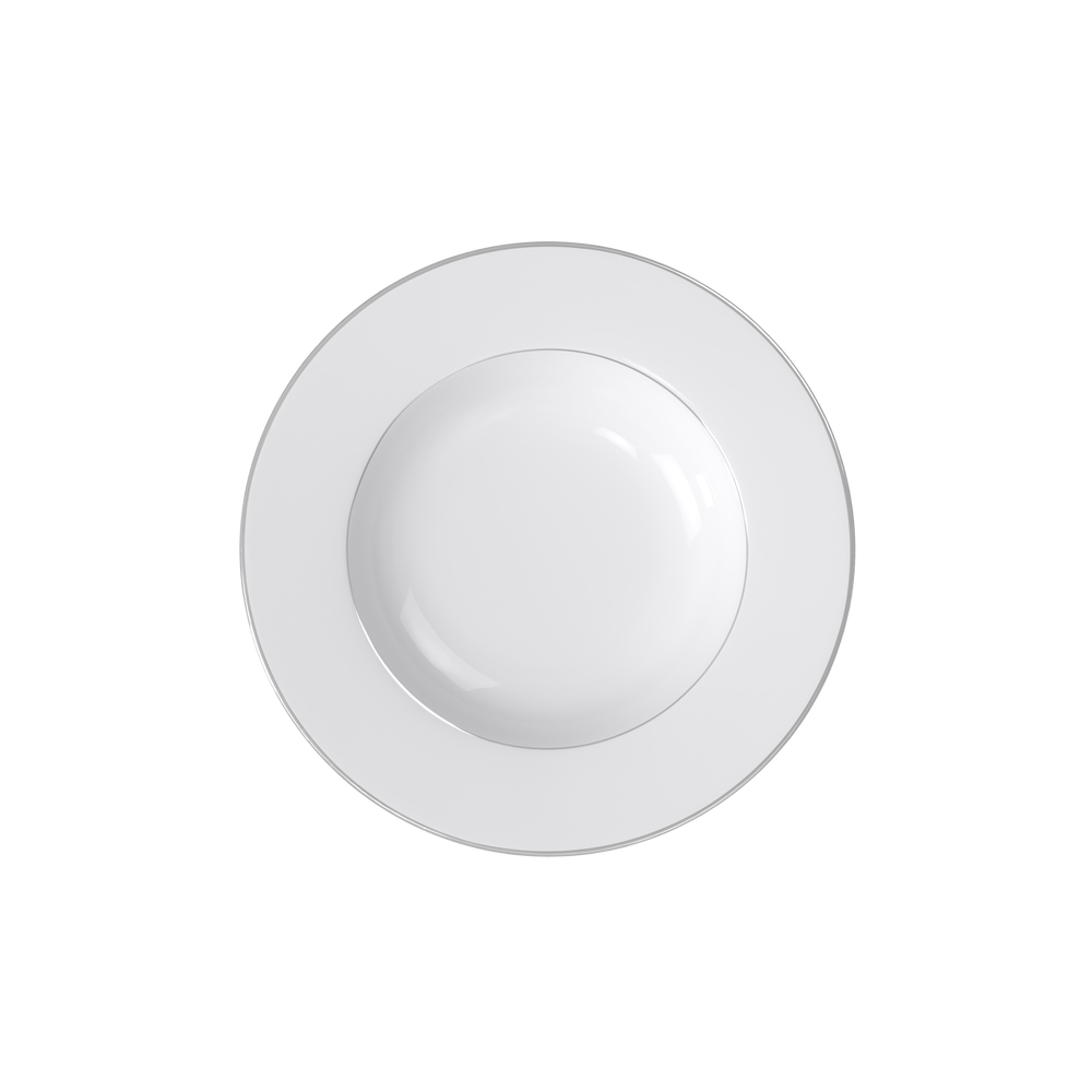 Anmut Soup bowl - White, 9.8'', Premium Bone Porcelain