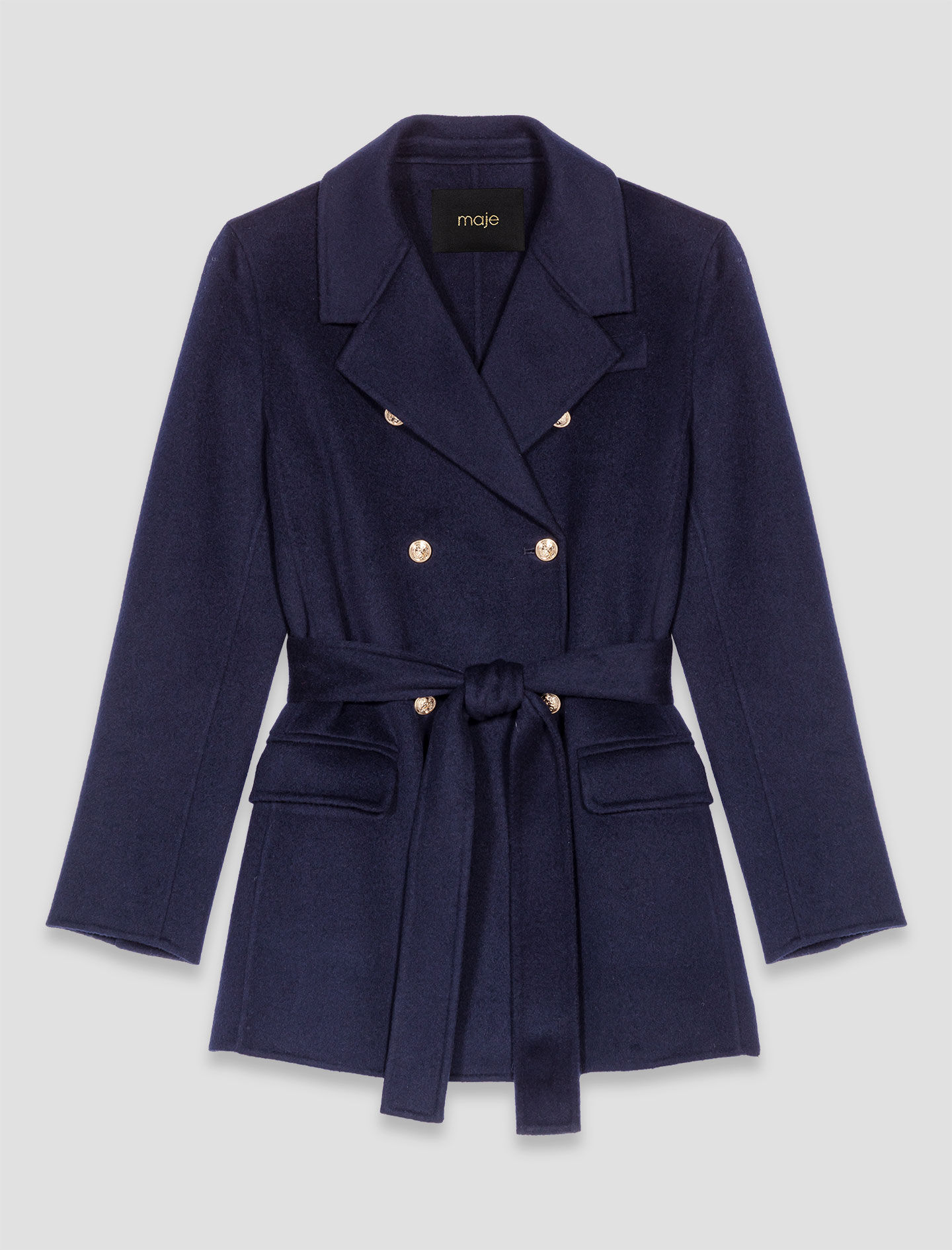 Manteau en laine mélangée