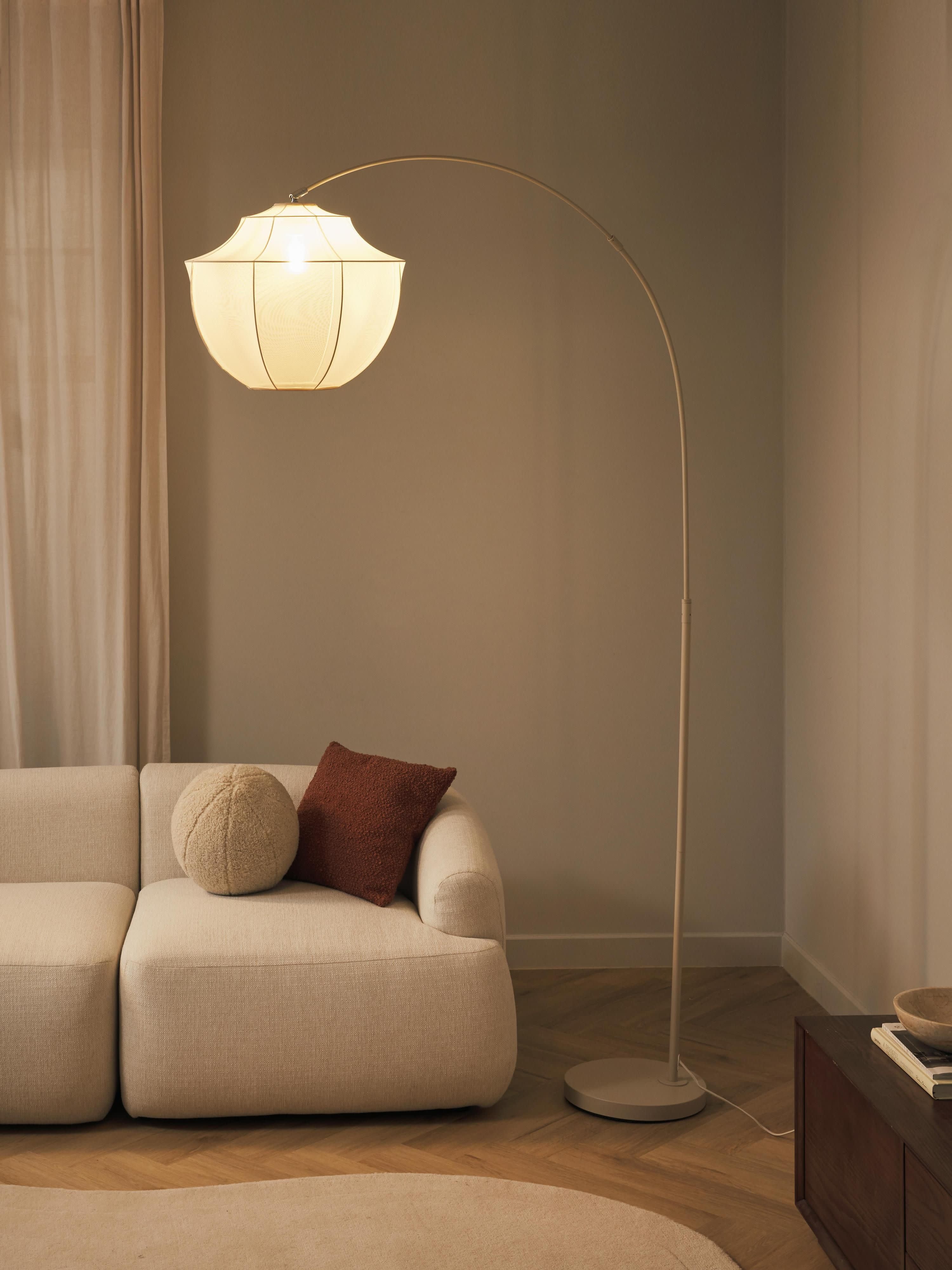 Große Bogenlampe Netzstoff Beau