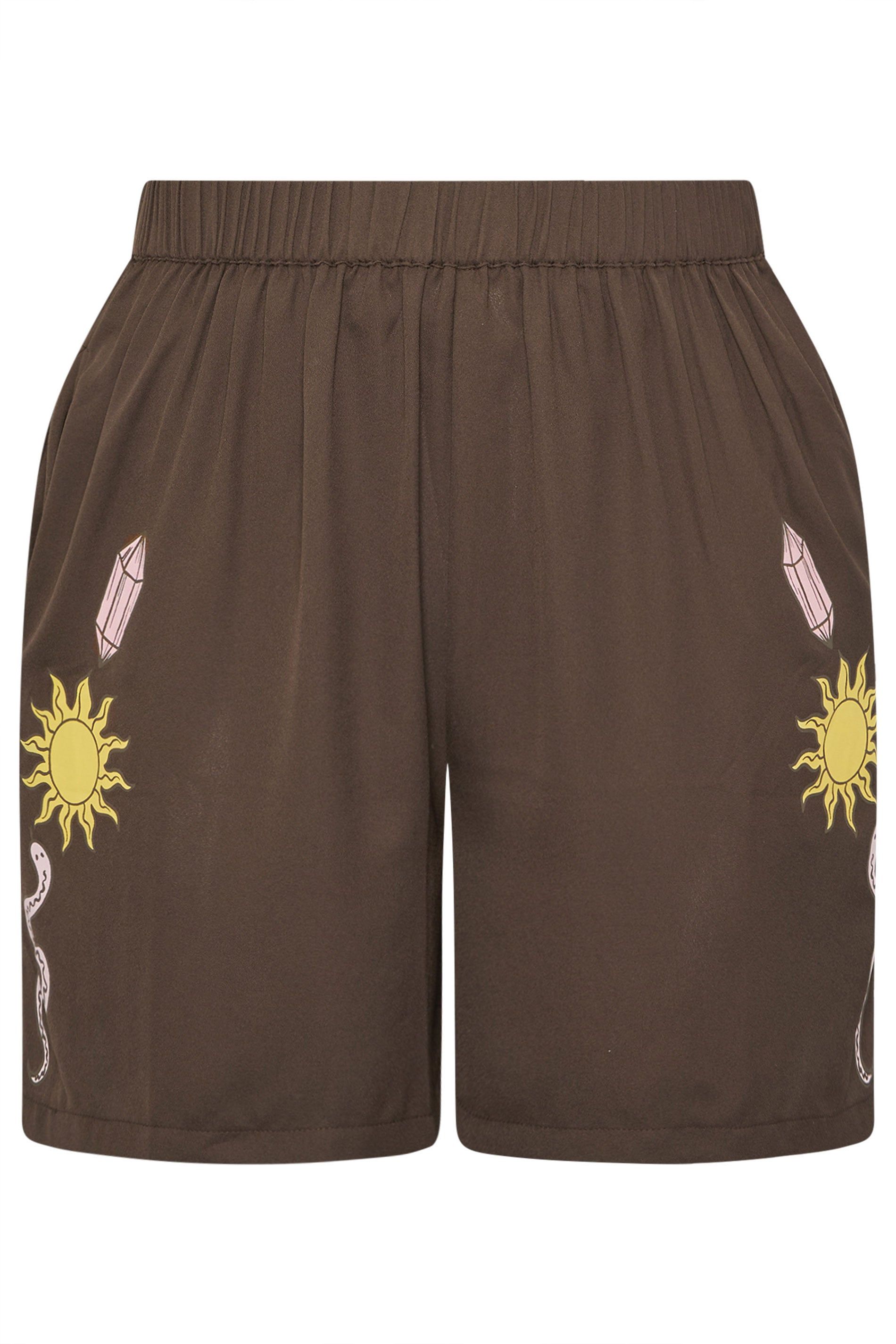 Yours Celestial Print Shorts