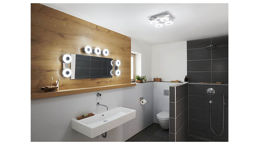 Kinkiet Smart Wifi Orbis LED 2-punktowy ze ściemnaiczem biały