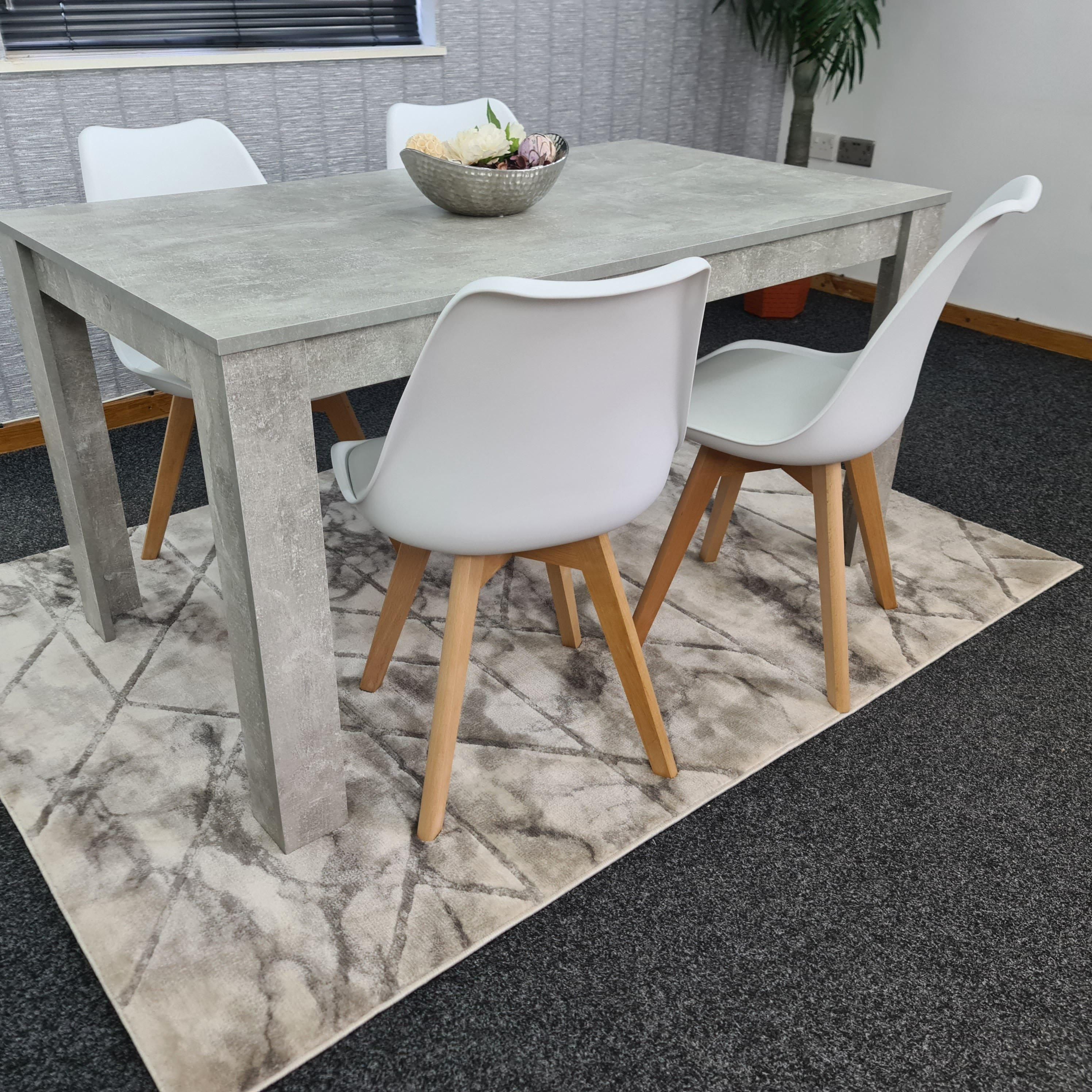 KOSY KOALA Dining Table Set Of 4 Dining Table And Chairs