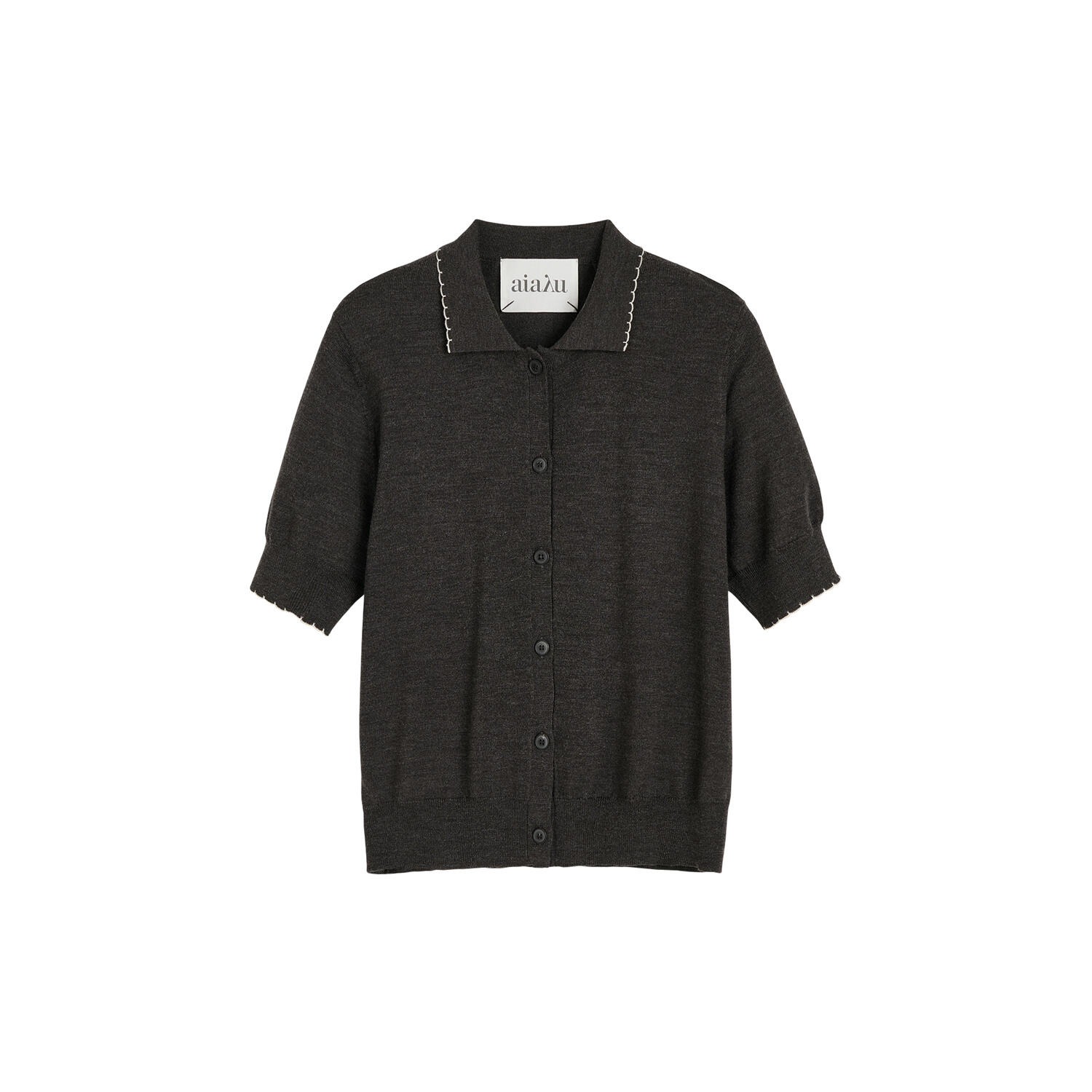 Disha, dark brown melange