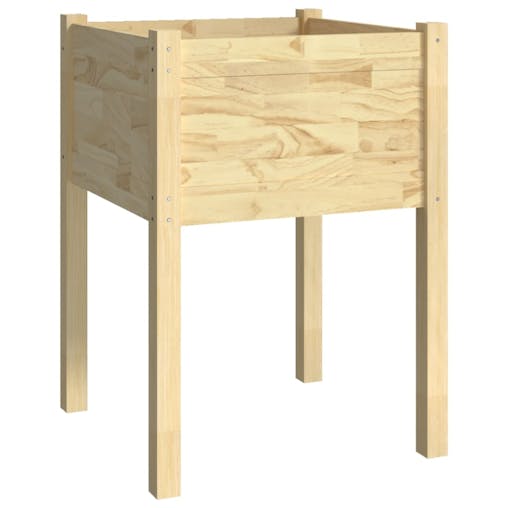 NNEVL Garden Planters 2 pcs 50x50x70 cm Solid Pinewood