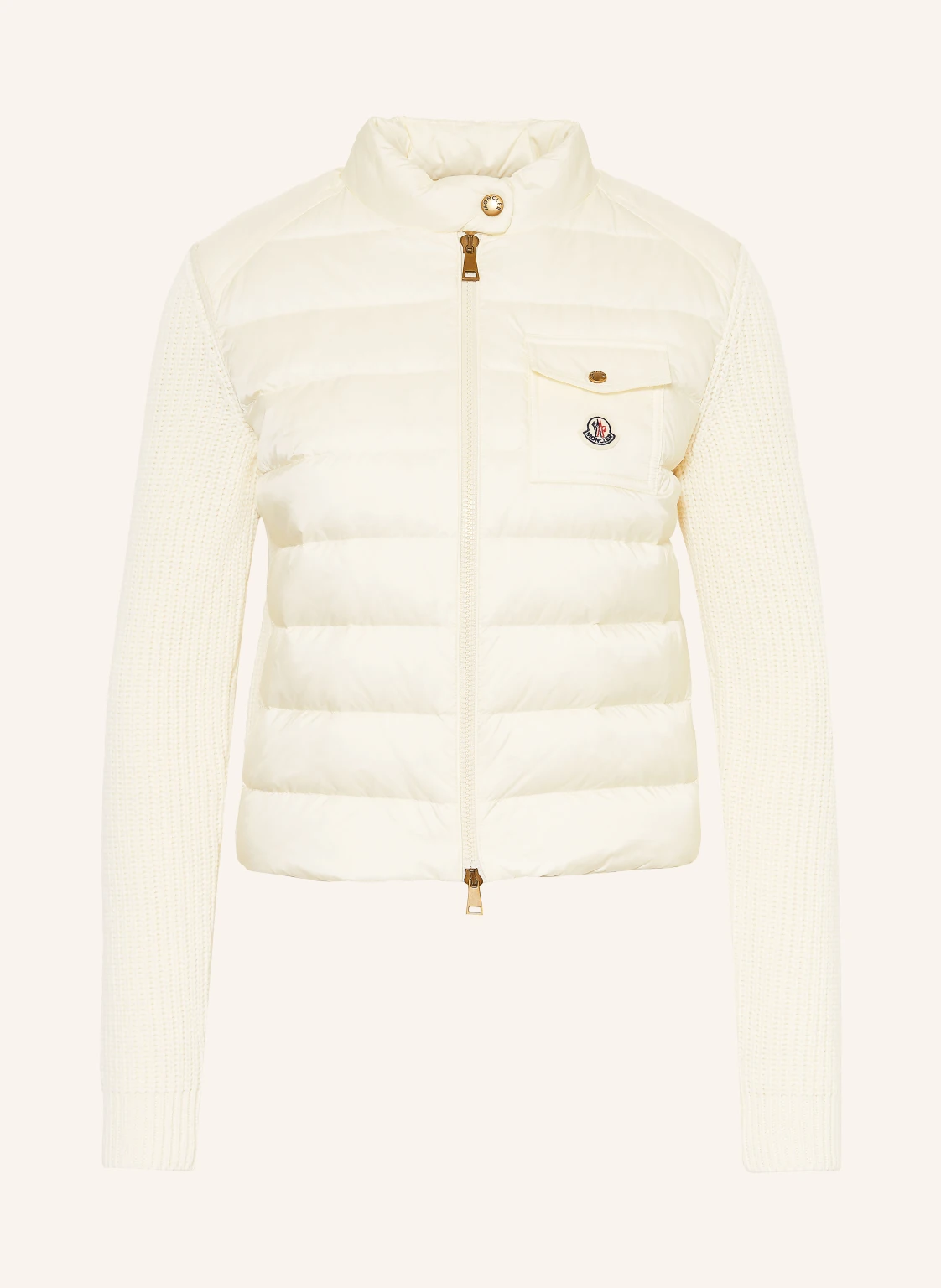 MONCLER Daunenjacke im Materialmix