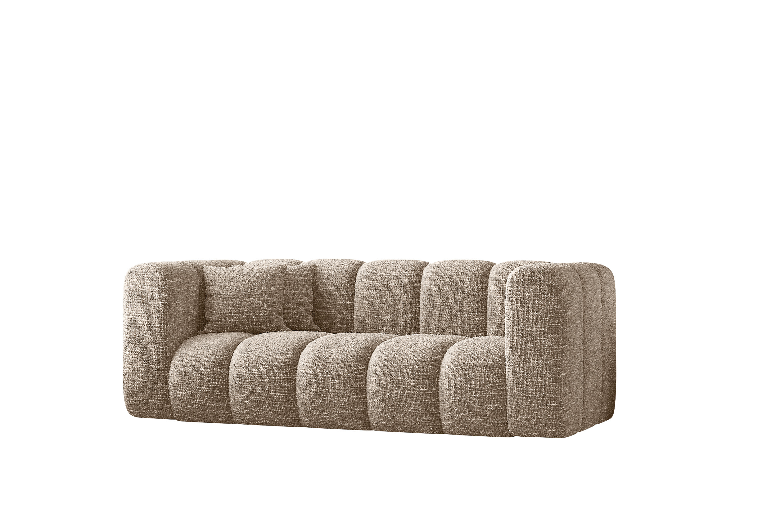 Kanapa, sofa, sofa dwuosobowa Grand Modułowa tkanina Haga Beżowy