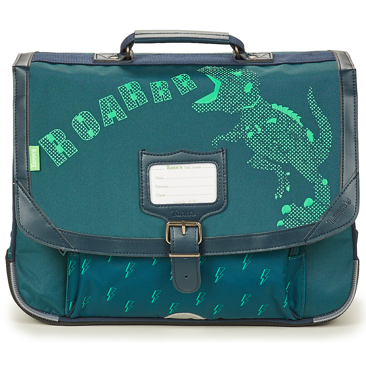 Tann's - ETHAN CARTABLE 38 CM - Green / Blue