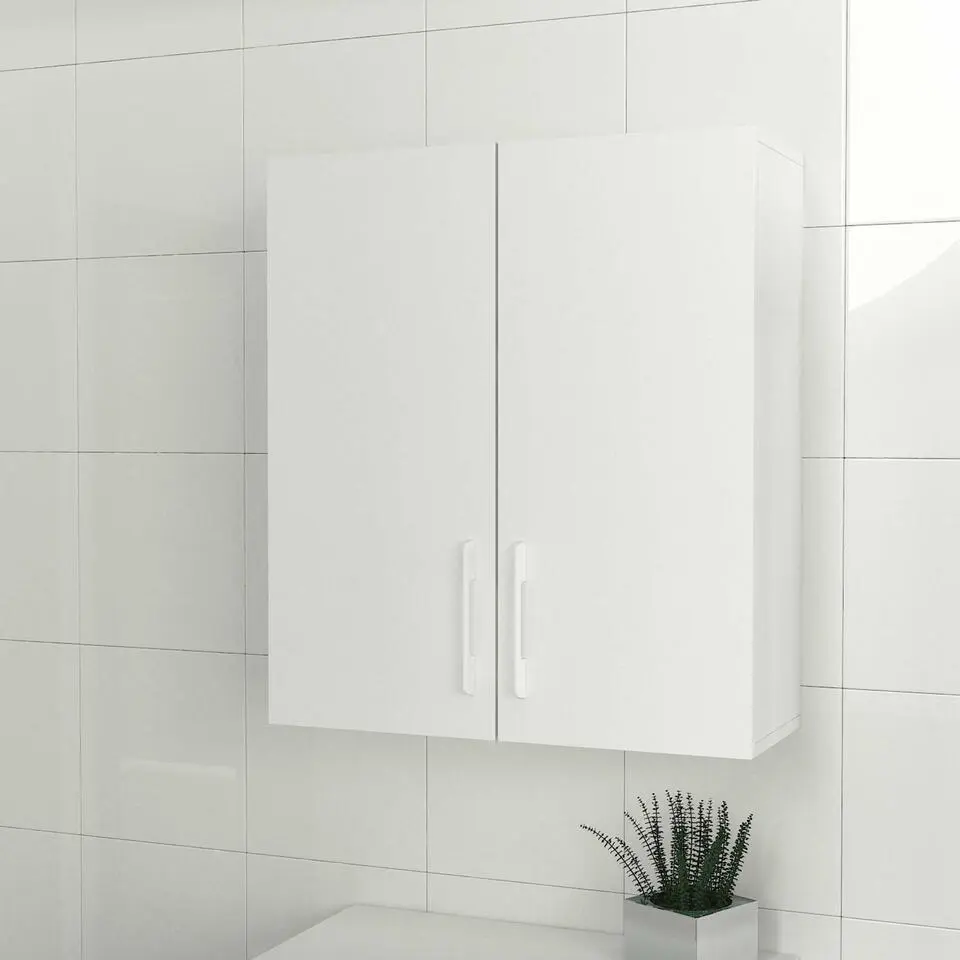 Hangkast Brisa - 70x27x80cm - 2 deuren - wit