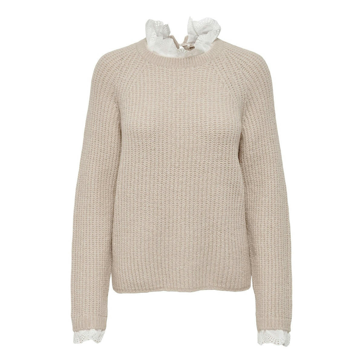 Pull col montant fantaisie