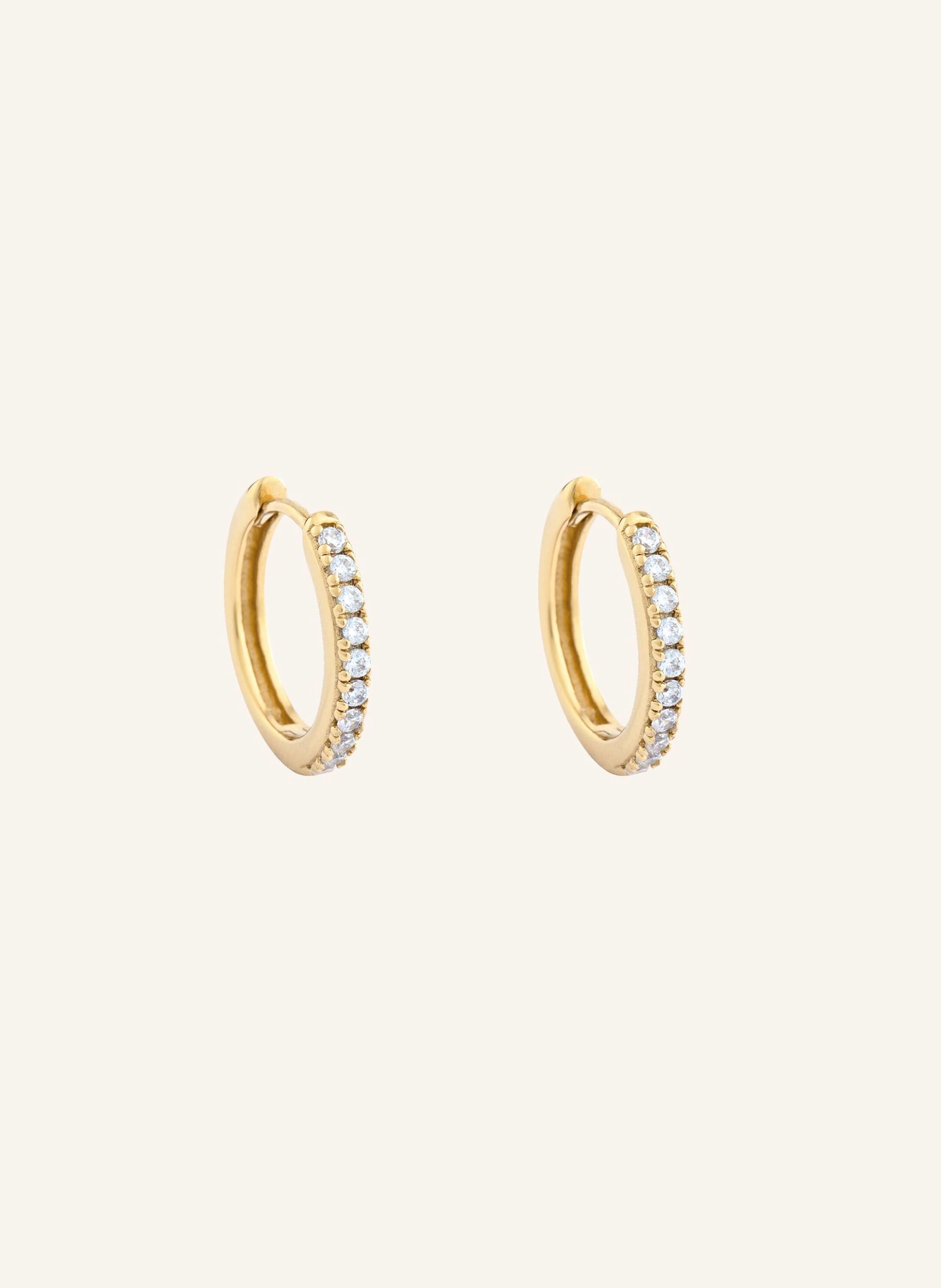 Pompidou Creolen LILLIAN TINY PAVé by GLAMBOU