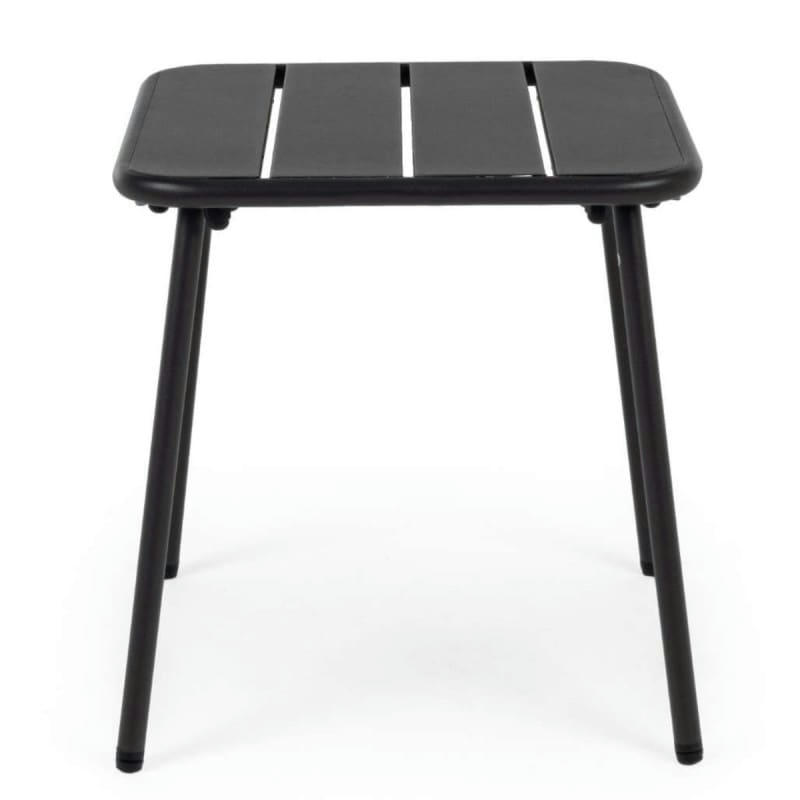 MARLYN - Table basse en acier carrée gris anthracite
