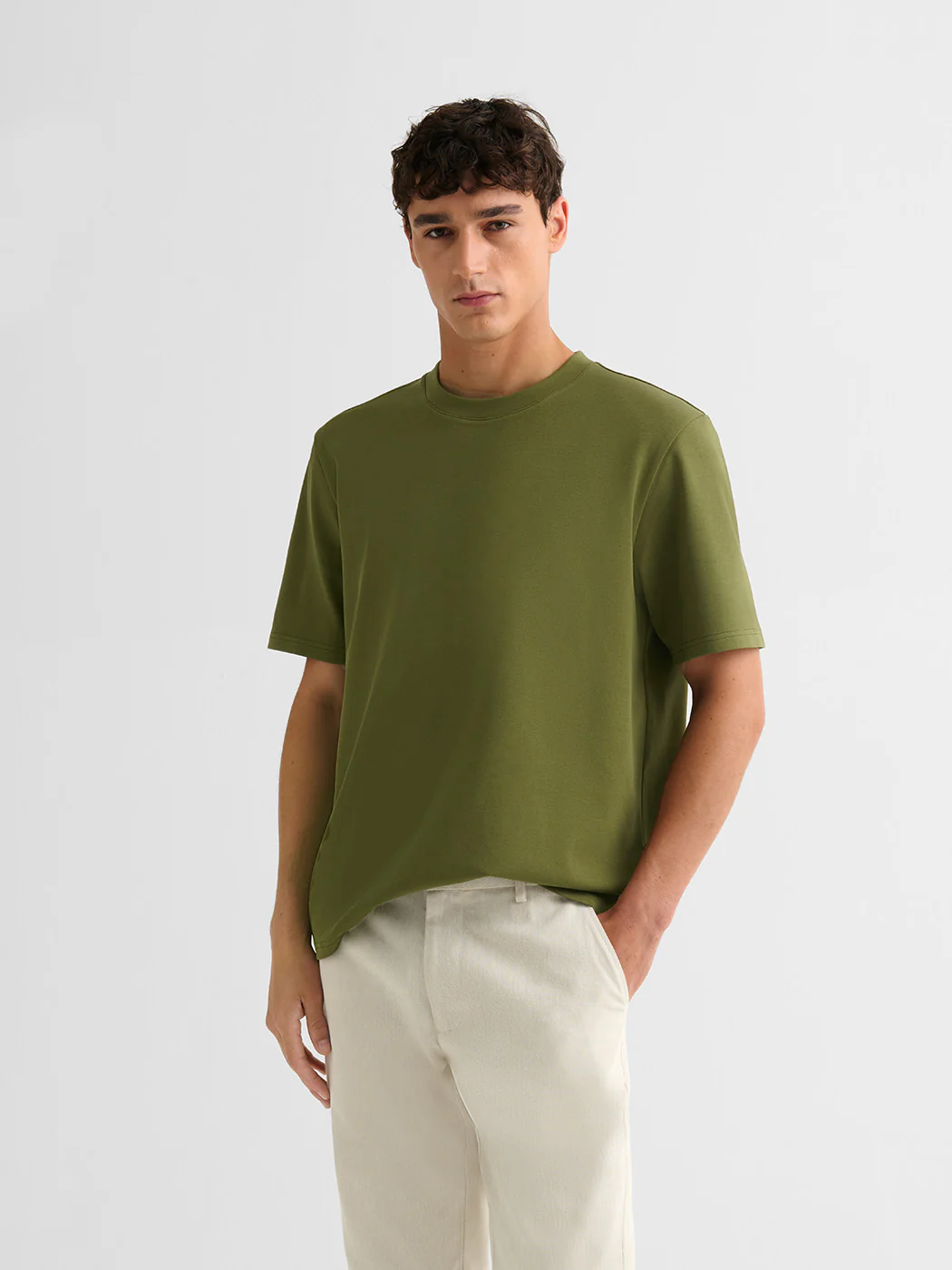 T-shirt col rond regular