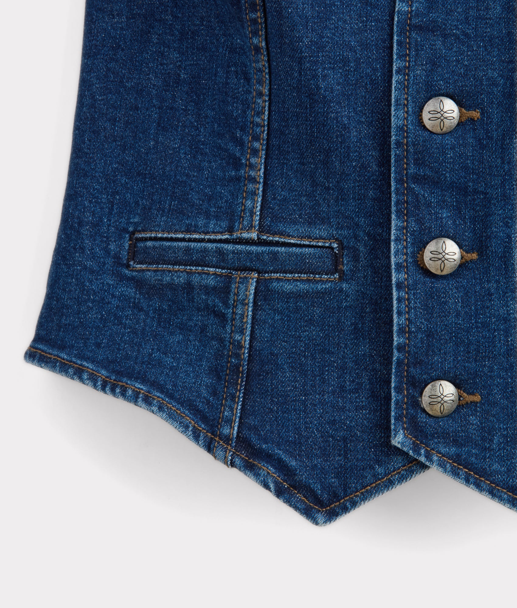 Riley Denim Vest - Summer Moon