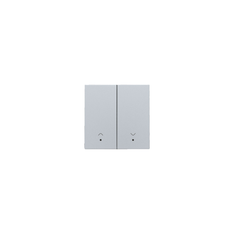 Enjoliveur interrupteur bouton-poussoir pour volets électroniques double sterling NIKO