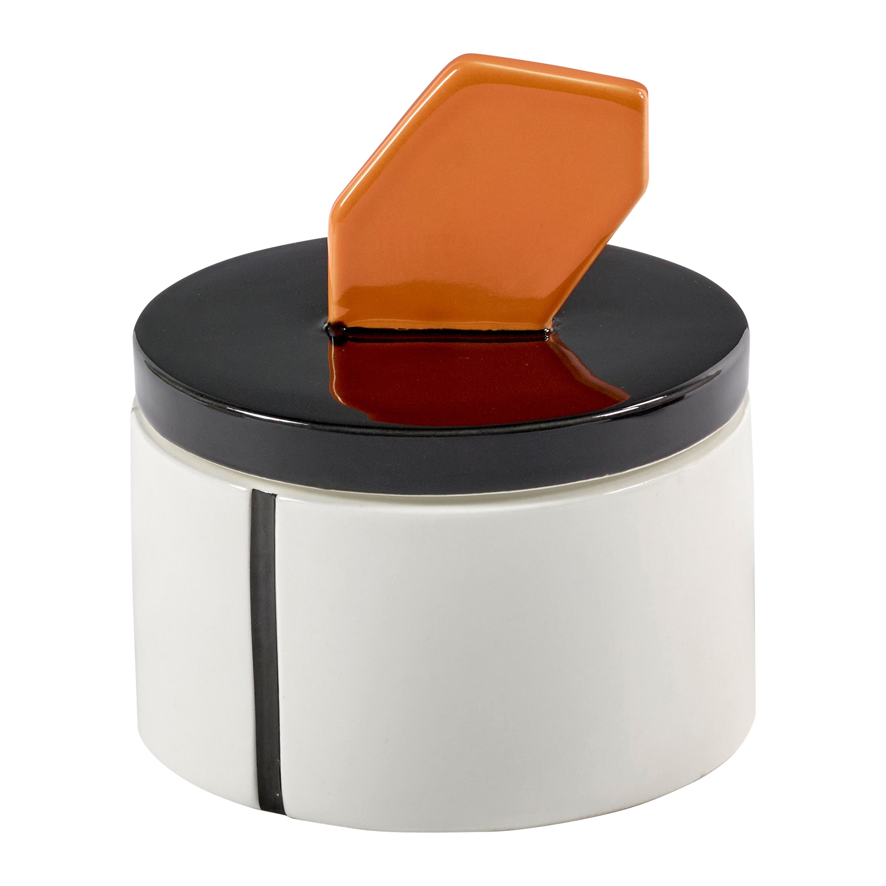 SERAX - Carolina Castiglioni - Plan C Geurkaars Ø 12,5 cm - Zwart/Oran