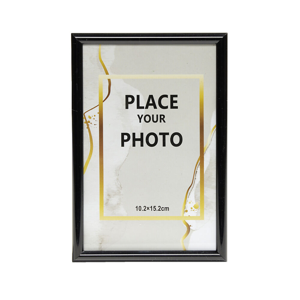 Cadre photo plastique pour photo 10x15cm (2 modèles)