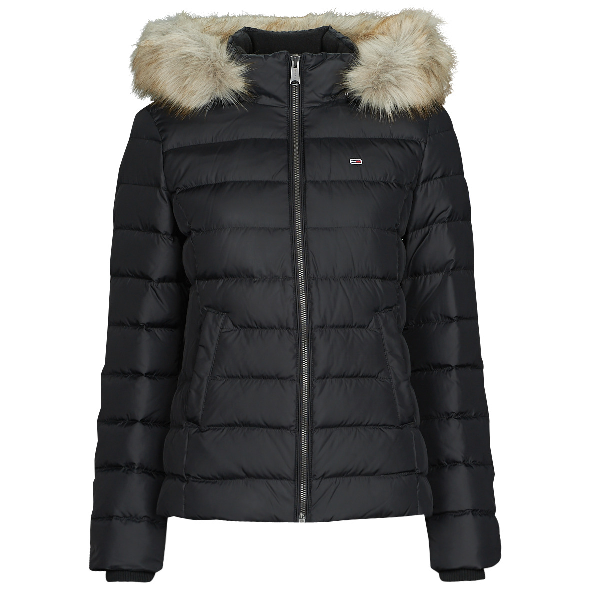 Tommy Jeans - TJW BASIC HOODED DOWN JACKET - Black
