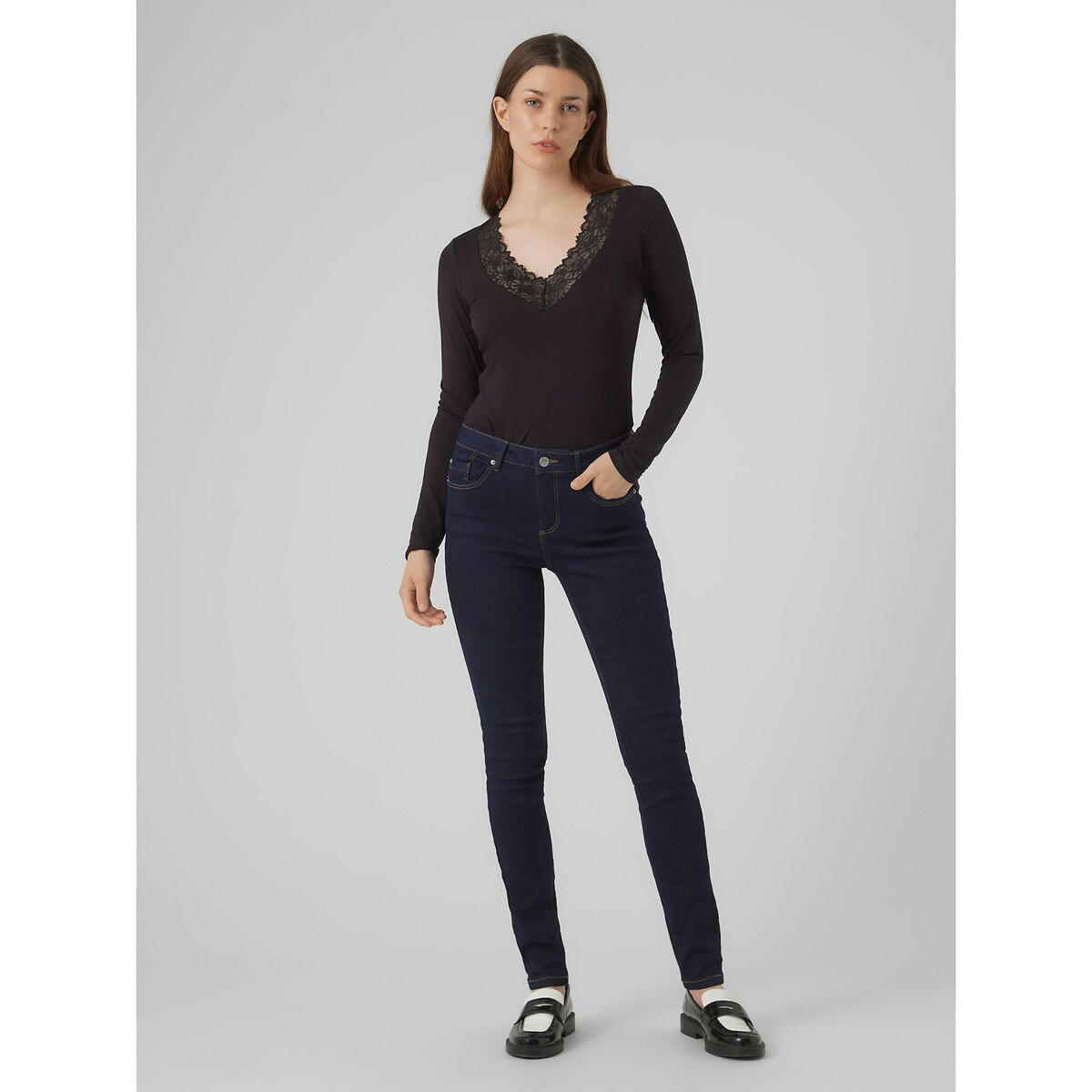 Jean skinny, taille standard