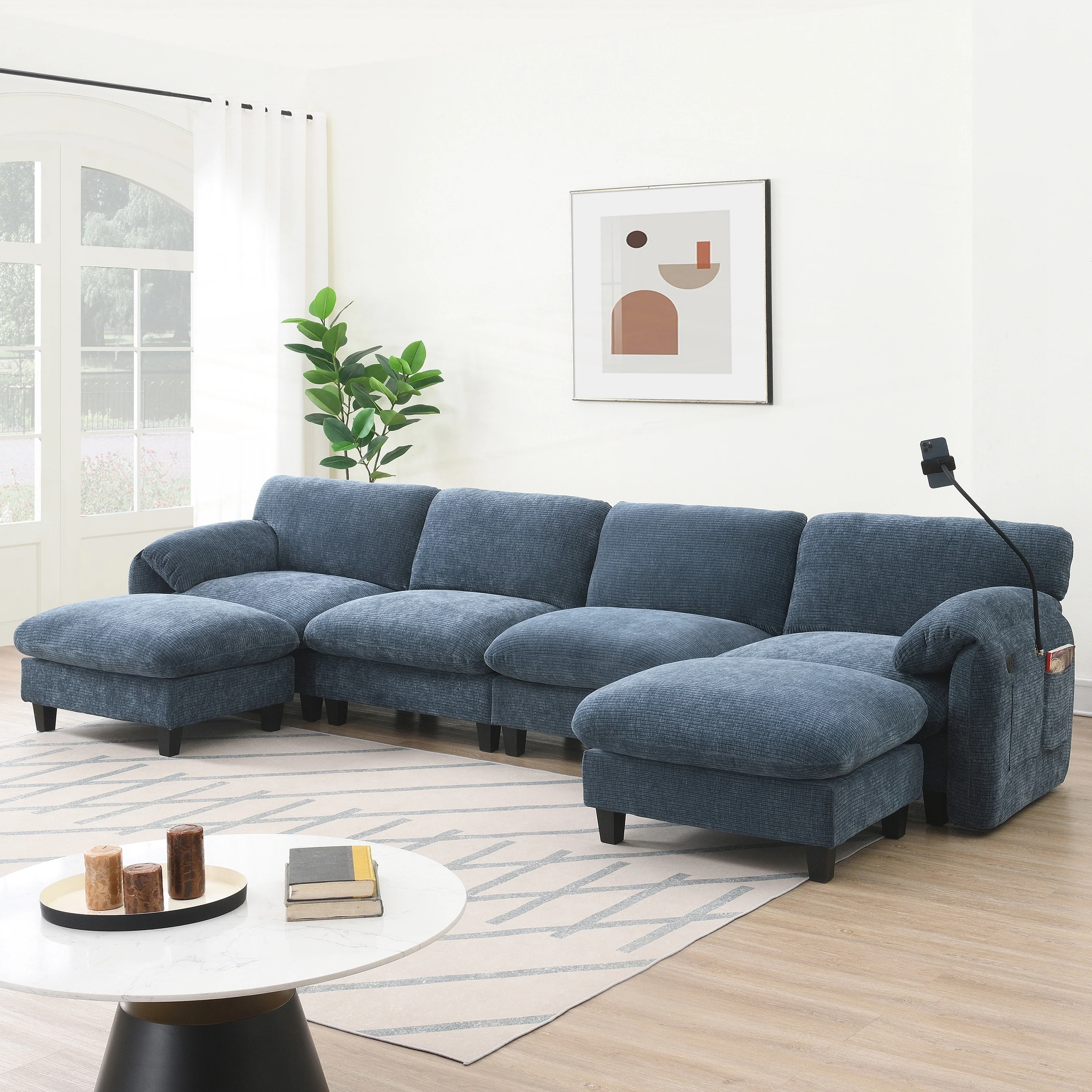 140 Inch Modular Sectional Sofa