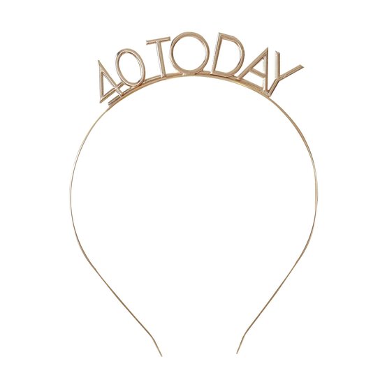 Ginger Ray 40 Today Headband