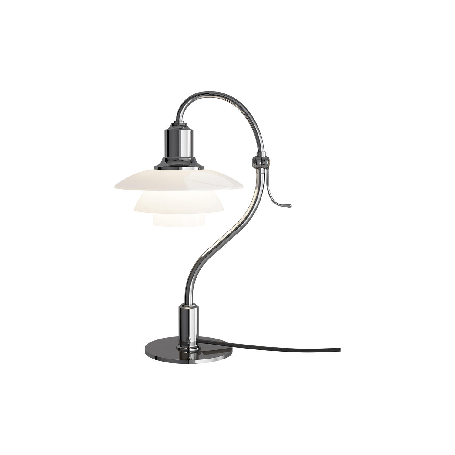 PH 2/2 Question Mark Chrome bordlampe