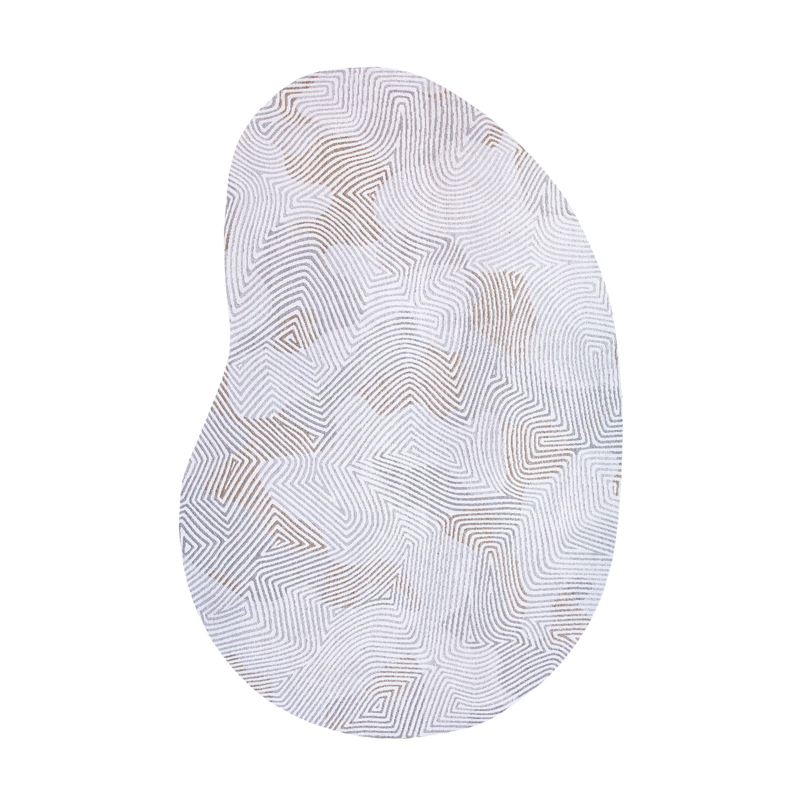 Ecorugs vloerkleed Oyster White - grijs - 170x235cm