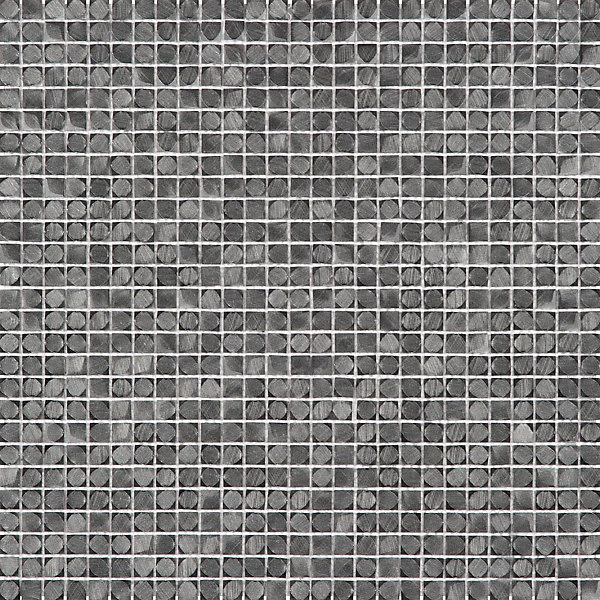 Mosaique Aluminium 3D 1X1 Cm Epaisseur 3.3 mm Noir - vendu par plaque de 30,5X30,5 cm -