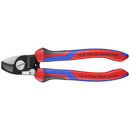 Knipex 95 22 165 Pince coupe-câbles, 165 mm, capacité 15 mm, acier à outils