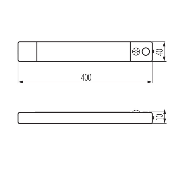 Oprawa podszafkowa LED LL LATTER SR/M 66586 LightLogic czujnik ruchu gestu