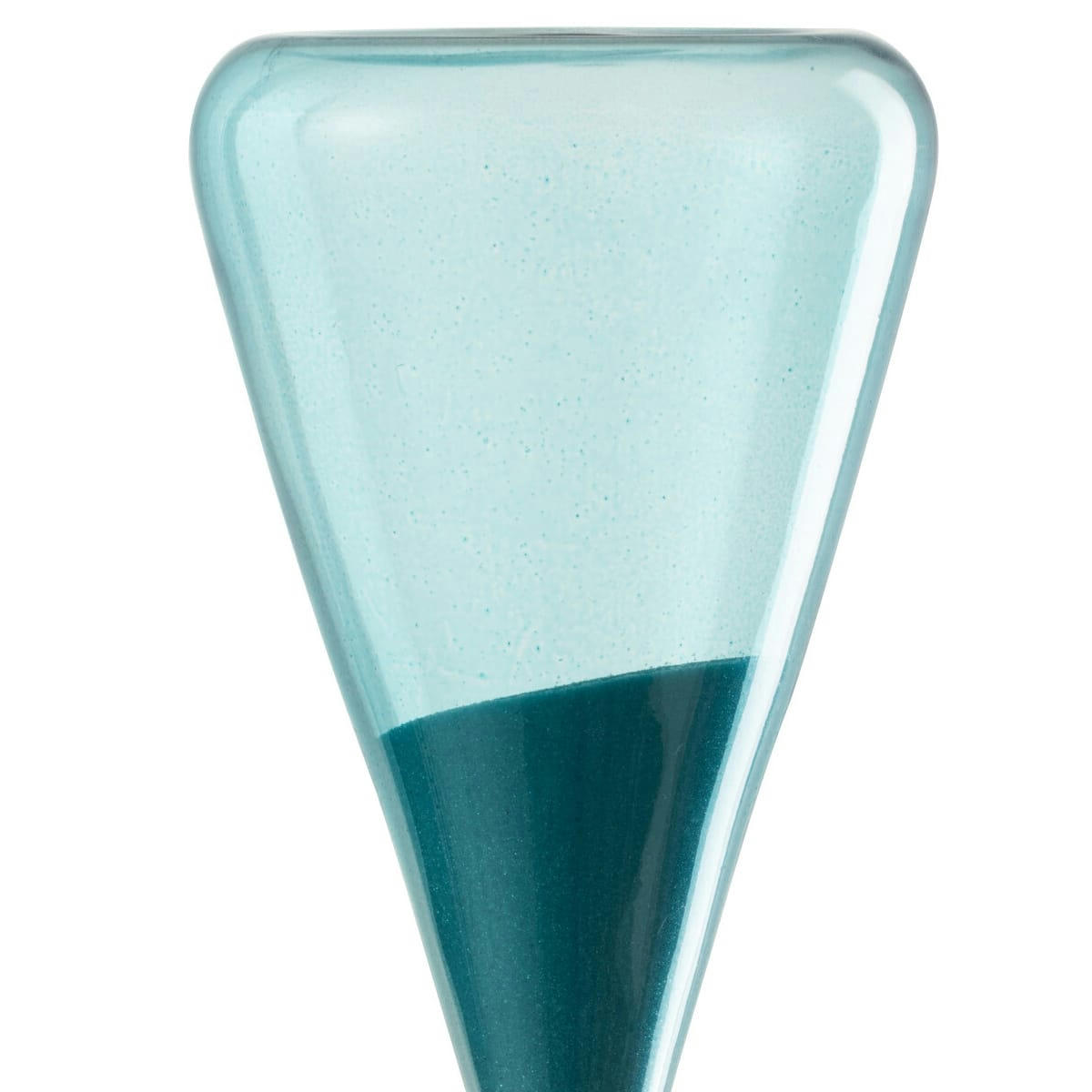 - Sablier en verre bleu 30 cm