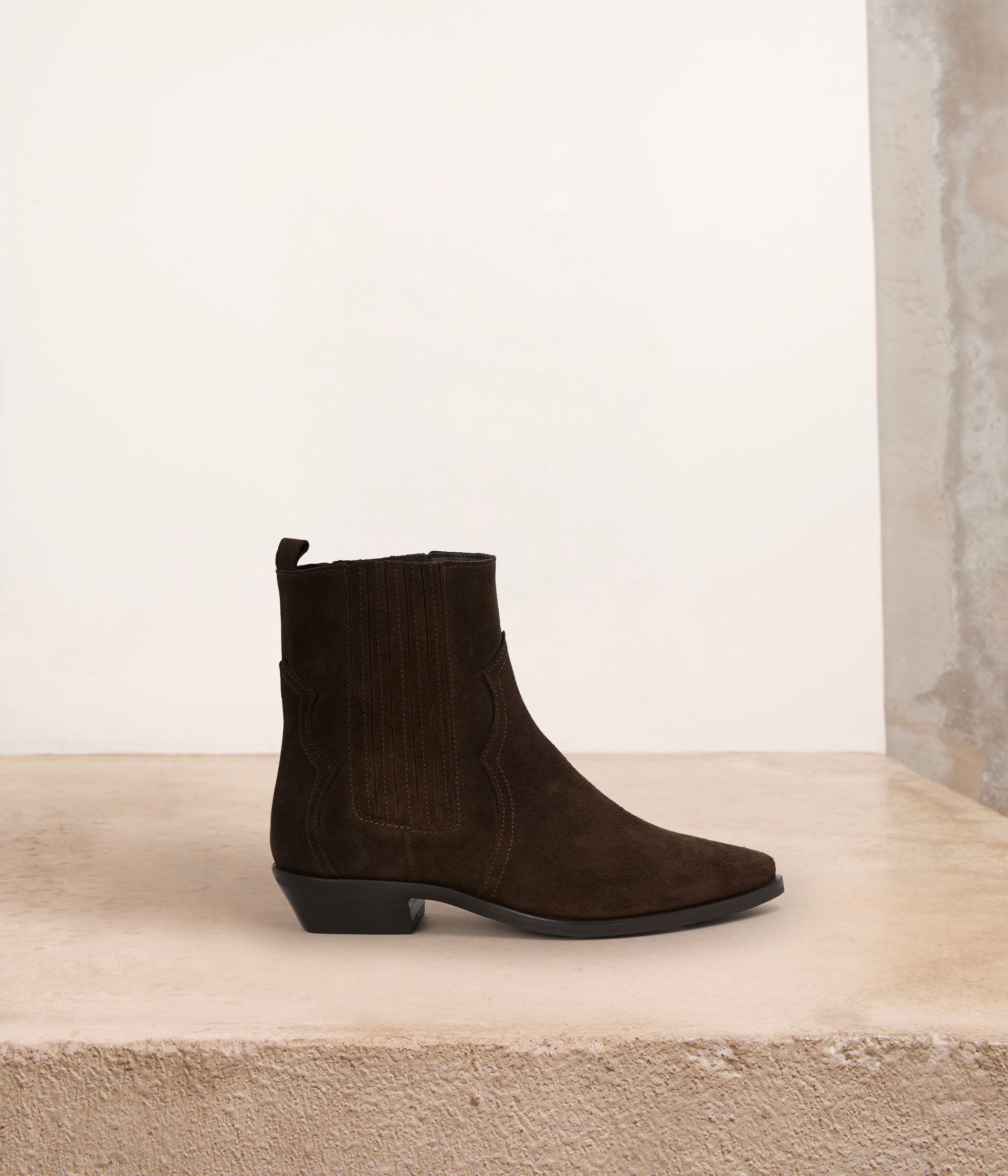 Boots western chocolat Mala