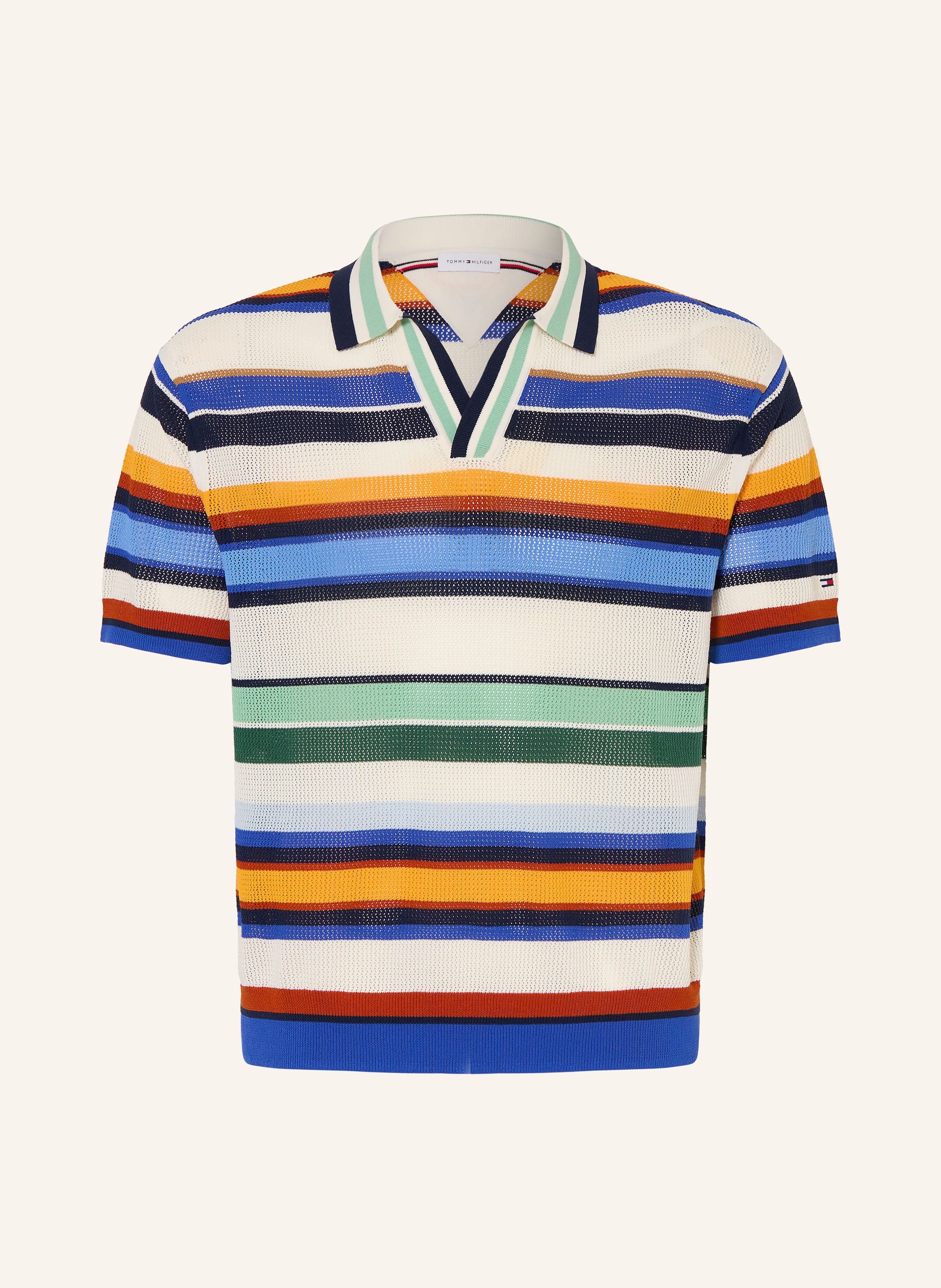 TOMMY HILFIGER Strick-Poloshirt