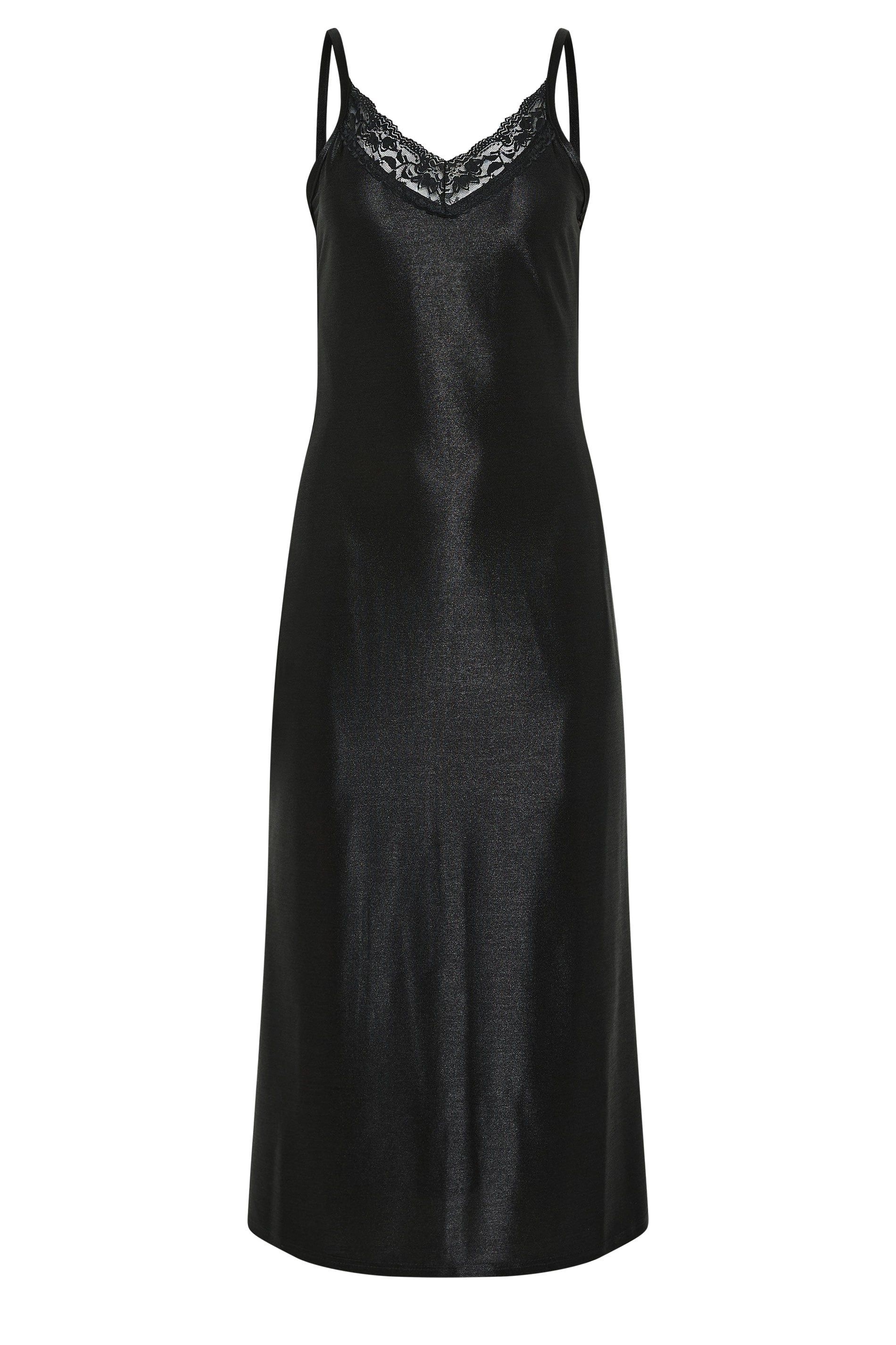 PixieGirl Petite Lace Trim Maxi Dress