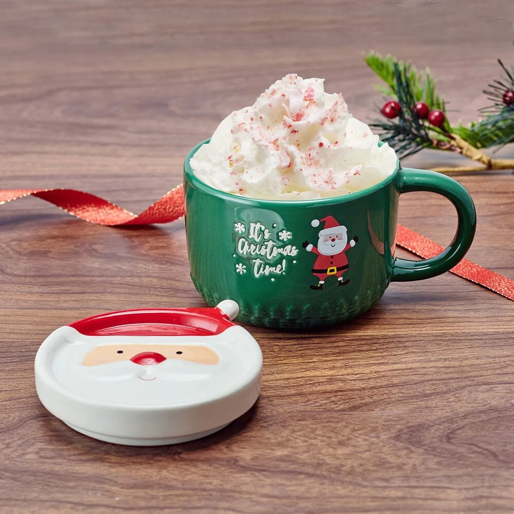 It’s Christmas Time Santa Covered Mug