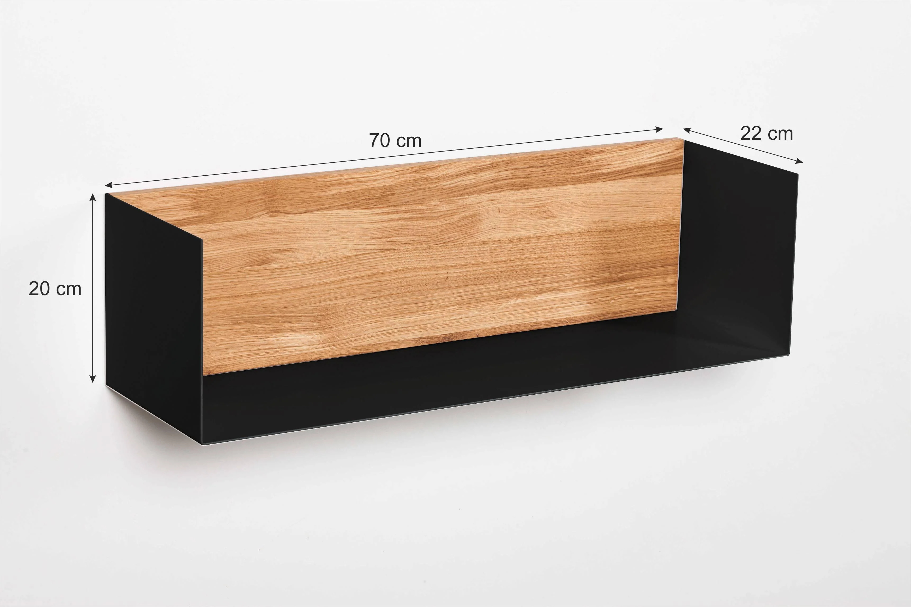 Wandplank Berg eikenhout eikenhout