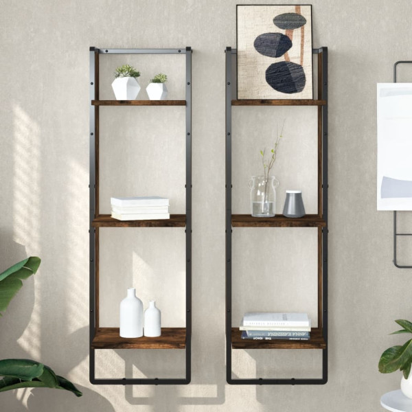 VidaXL Regał ścienny z 3 półkami 30x25x100 cm